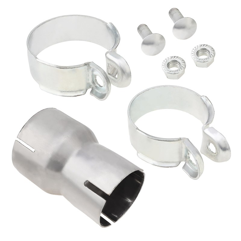 ePathChina 2 to 2.5 Inch Double Clamp Reducing Pipe Exhaust