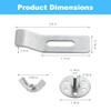 Sink Clips Kit,Sink Mounting Kit Bracket,Undermount Sink Clip,Kitchen Sink Mounting