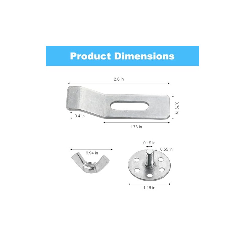 Sink Clips Kit,Sink Mounting Kit Bracket,Undermount Sink Clip,Kitchen Sink Mounting