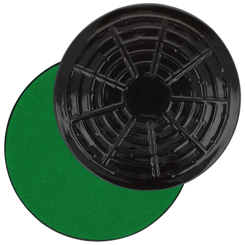 COM-FOUR® 4 x coasters with felt, felt gliders for vases,