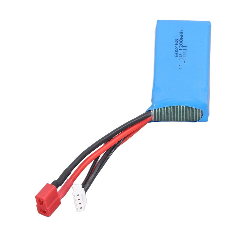 Remote Control Boat Battery Lightweight Safe 11.1V 1200mAh Battery Remote