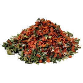 Naturejam Dried Carrots & Green Onions Soup Mix 8 Ounce-Dehydrated Vegetable Flakes To Make Ramen Noodle Soup Blend