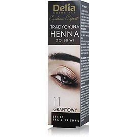 Delia Traditional Henna Graphite 4g/0.14oz for Dying Eyeleashes and Eyebrows