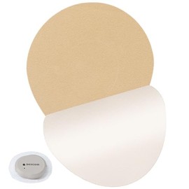 Adhesive Patches Pre-Cut for G7 -(20-Pack)–Waterproof & Sweatproof G7 Sensor Covers, G7 Overpatches Continuous Glucose Monitoring Protection,no Hole & no Glue in The Center（Tan）