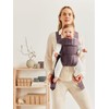 BabyBjörn Baby Carrier Mini, Cotton, Dark Purple | Newborn Carrier