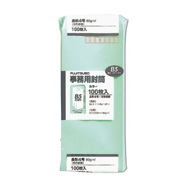 マルアイ(Maruai) 封筒 長形4号 長4 カラー封筒 グリーン 100枚 PN-148G