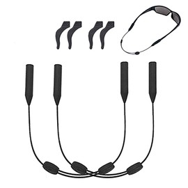 YL TRD Gafas ajustables Gafas Retenedores Deportes Impermeable Sunglass Strap String Holder -2 Pack (adultos)