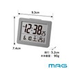 MAG T-779A GY-Z Noah Precision Alarm Clock Small Small Digital