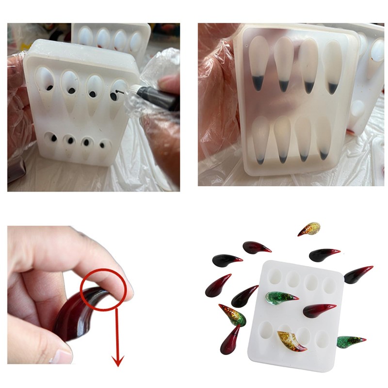 MOAIYU Sturdy Silicone Mold for Crafting Unique Devil Horns and