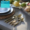 Argon Tableware Stainless Steel Dessert Spoons - 20cm - Gold