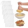 4Pcs Strainer Bags For Juicing, Nylon Cheese Cloths Bags For