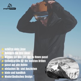 Goggle Protect Unisex - Adult Psychedelic Ski Goggles, Multi, One Size