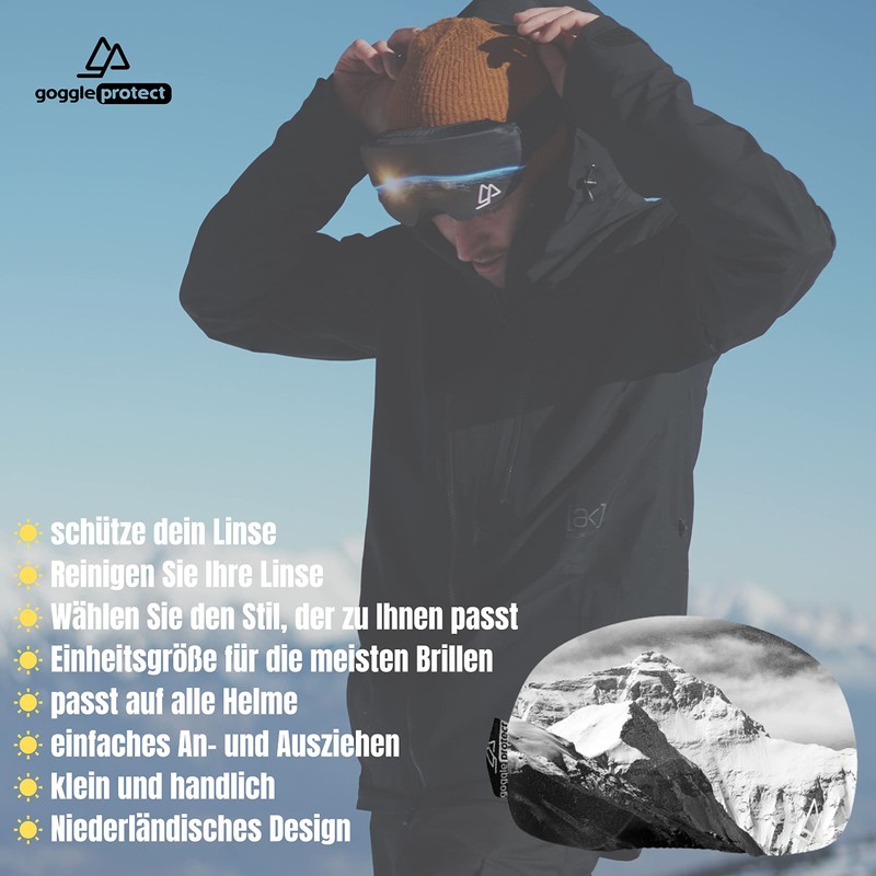 Goggle Protect Unisex - Adult Psychedelic Ski Goggles, Multi, One