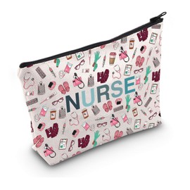 VAMSII Nurse Appreciation Gift Nursing Graduation Gift Nursing Gift Zipper Pouch Makeup Bag (NURSE bag)