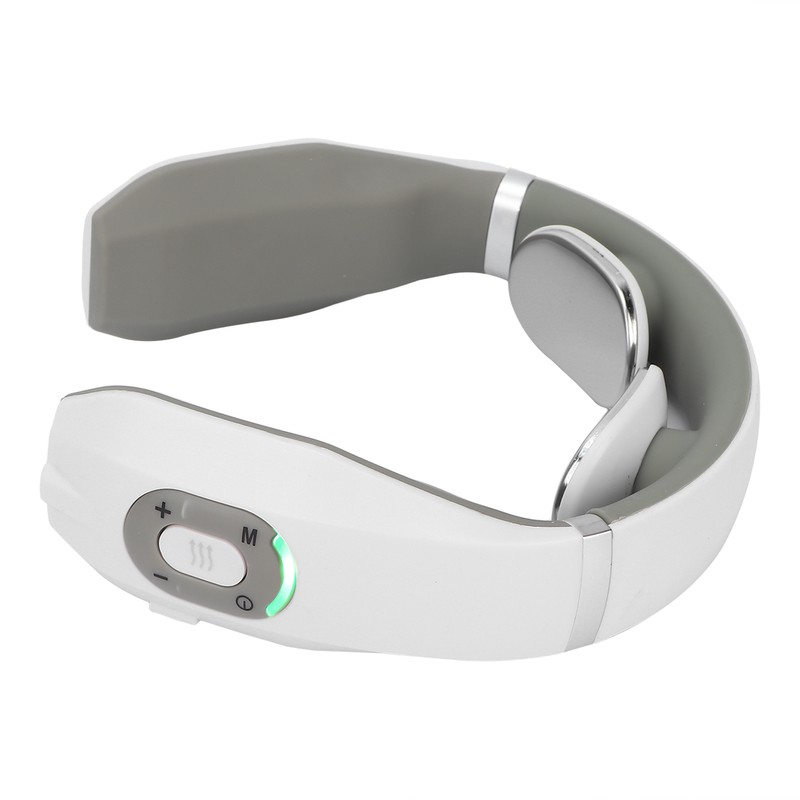 Smart Neck Massager Intelligent Electric Pulse Vertebra Cervical Massager RelaxerWhite
