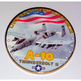 Air Force A-10 Thunderbolt II Fighter Challenge Art Coin