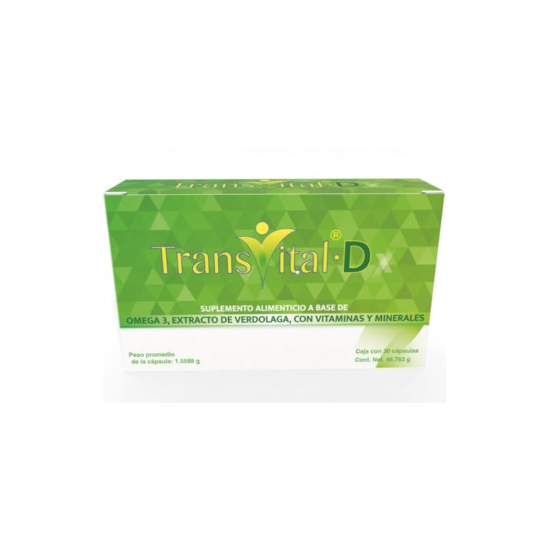 Transvital D Suplemento Alimenticio a Base de Omega 3, Extracto