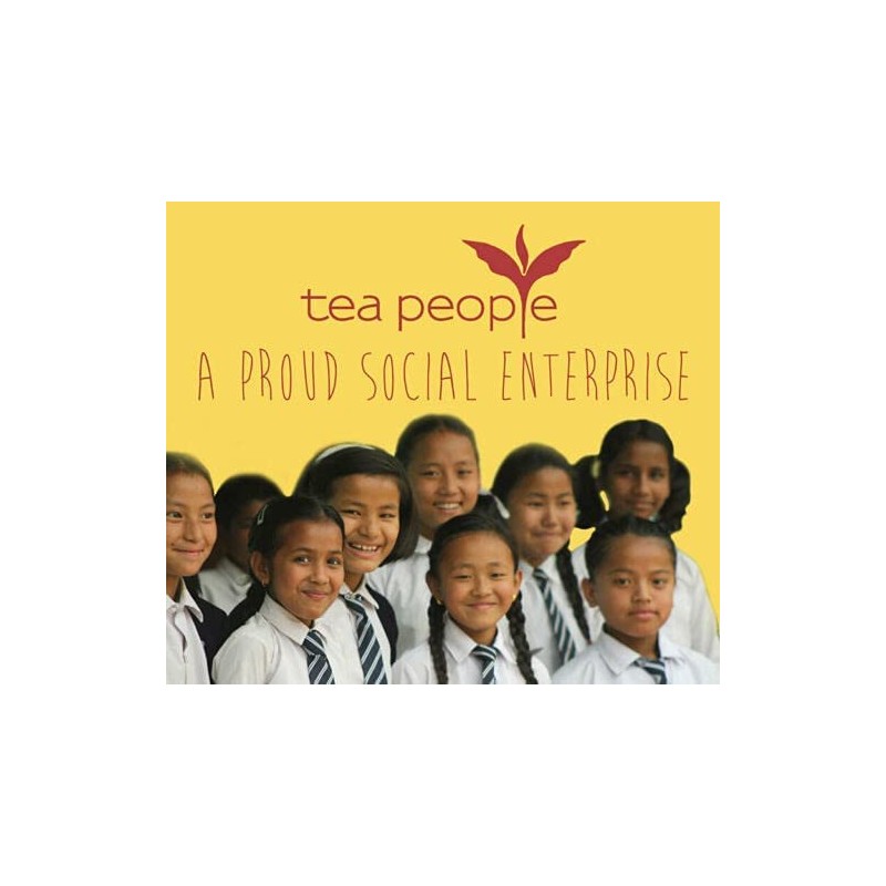Tea People Spiced Apple 20 Pyramid Teabags in a Tin