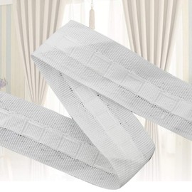 CfoPiryx Knitted Curtain Heading Tape, 30mx3cm, Curtain Heading Tape, Detachable Curtain Linings for DIY Narrow Shading Curtain Accessories Strong Toughness