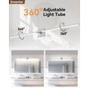 Ensenior Modern Bathroom Vanity Light 48 Inch, Built-in Dimmer, 28W
