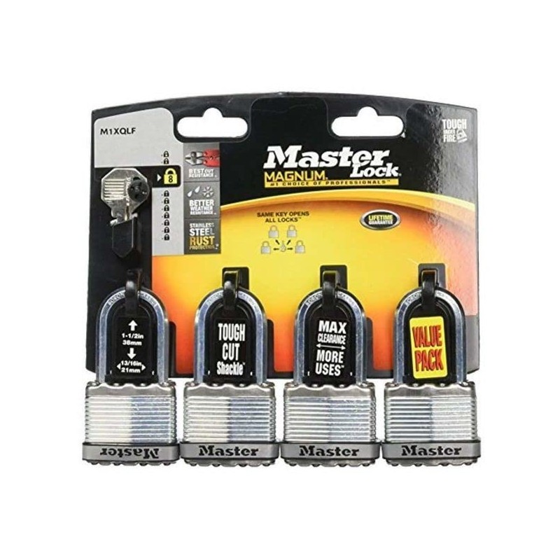 Master Lock M1XQLF Magnum Keyed Padlock