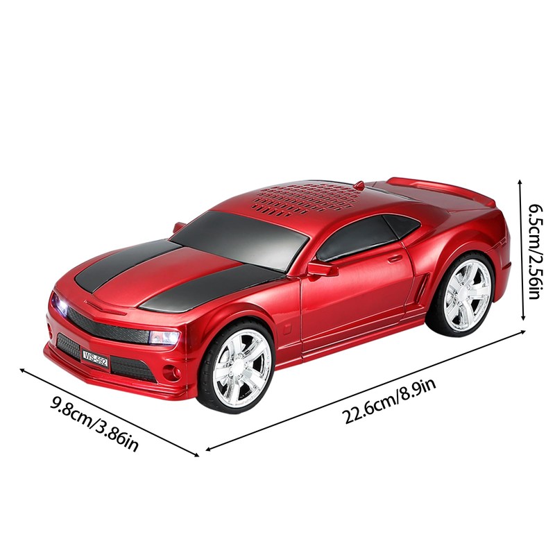 WSTER WS-592 Supercar Design Bluetooth Replica Speaker – Portable Car