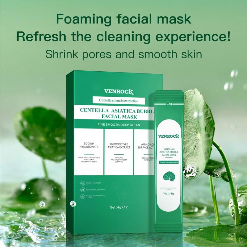 Centella foam facia lmask can remove black and control oil,deeply