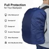 Evotopf Waterproof Backpack Rain Cover with Adjustable Anti Slip Buckle