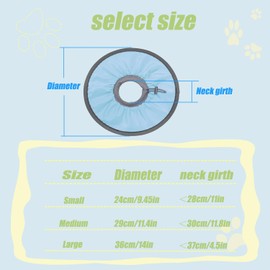 Hysgscwd Waterproof Cat Recovery Collar, Lightweight Cat Cone Collar, Soft Comfortable Elizabethan E Collar, Protective Pet Dog Neck Cones to Stop Licking Scratching Wounds, Kitten Cones After Surgery