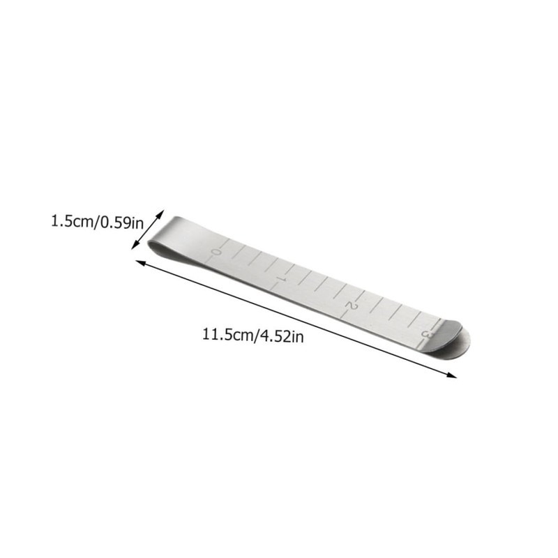 Gatuida 10 Pcs Hemming Clips for Sewing with Measurement Ruler