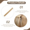 3Pcs Hair Extension Loop Needle Threader, Hair Extension with Wooden