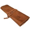 Hide & Drink, Rustic Leather Small Tool Roll, Handmade Includes