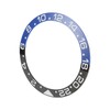 38mm Diameter Black Blue Watch Bezel Insert Base Ring White