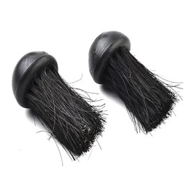 ANCLLO Accessories for Fireside Companion 2PCS Fireplace Brush Round Head Cleaning Brush Palm Brush