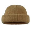 Clakllie Roll up Edge Beanie Watch Caps Warm Knitted Hat