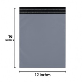 NAEEM SONS 50x Grey Mailing Bags 12x16 inch Self Seal Mailing Bags Postage Bags for Clothes,Shipping, Parcel Packaging Recyclable Poly Mailer for Envelope & Courier Shipping(Pack of 50)
