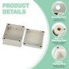PATIKIL 7.85 Inch Junction Box, Electrical Enclosure Box ABS Plastic
