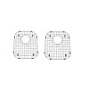 Starstar 50/50 Double Bowl Kitchen Sink Bottom Two Grids, Stainless Steel Kitchen Sink Protector (10 15/16" x 14 3/8")