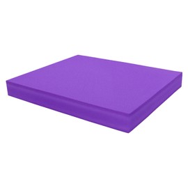 Balanced Cushion for Exercise Fitness Training Standing Soft High Resilience Non Slip Waterproof TPE Purple 40x33x5cm