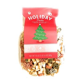 Holiday Pasta with Christmas Shapes