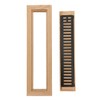 Homewell Red Oak Wood Floor Register Vent Cover, Flush Mount