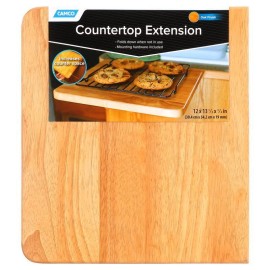 RV Countertop Extension Solid Oak Folding 12 Inch Mounting Hardware Included New