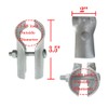 1-3/8" x 1-3/8" Chain Link Fence T-Clamps End Rail Clamps