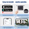 WiFi Magnetic Solar Wireless Backup Camera, 10000mAh Rechargeable 1080P Rear