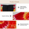 2 Pack Tissue Box Cover Holder, Red Yellow Tie Dye