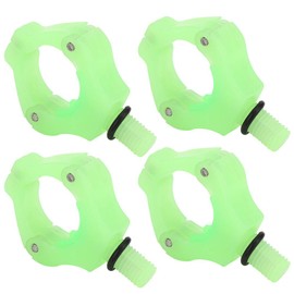 Yctze 4PCS Automatic Adjustable Magnetic Fishing Rod Tail Rest Holder, Carp Pod Butt Back Gripper Lock Accessories (Green)
