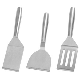 Eolilim Large Metal Spatula, Flexible Stainless Steel Spatula, Slotted Turner Easy to Clean, Burger Spatula for Eggs, Steak, BBQ