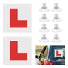 2 Pack Magnetic L Plates for Car, Fully Magnetic Learner
