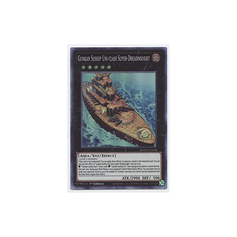 Gunkan Suship Uni-Class Super-Dreadnought - BODE-EN048 - Super Rare -