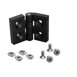 Hinge Standard Nut 8 for 40 Series Including Screw Connection Set of 4